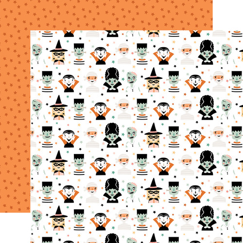 Spooktacular Halloween: Spooktacular Costumes Scrapbook paper