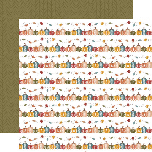 Sweater Weather: Hey Pumpkin Scrapbook Paper