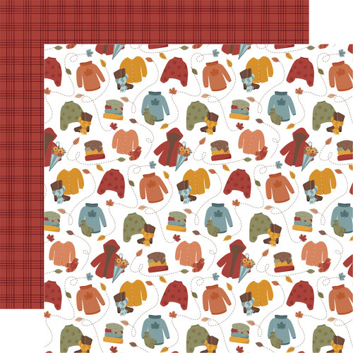 Sweater Weather: Cozy Sweaters Scrapbook Paper