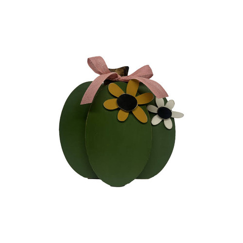 Tabletop 3D Pumpkin with Sunflowers Small for fall