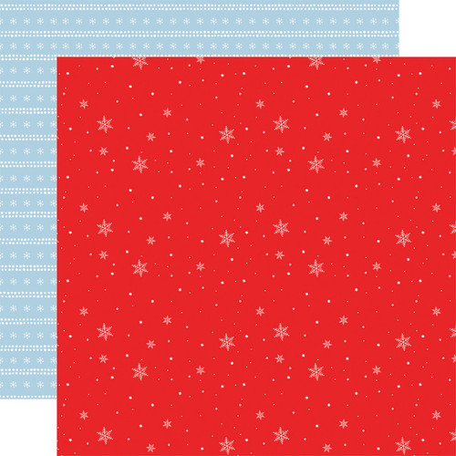 Winnie the Pooh Christmas: Grand Snowflakes Scrapbook Paper