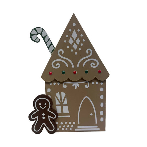 scalloped gingerbread house