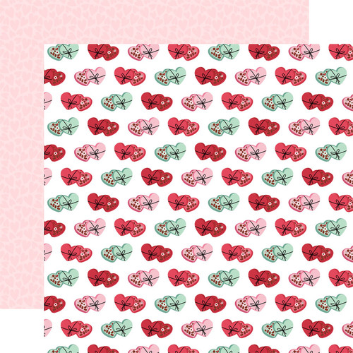 Valentine's Day: I Love You Chocolates Scrapbook Paper