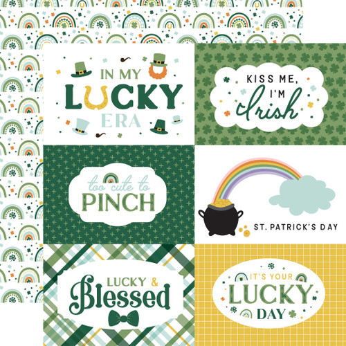 Lucky Charm: 6x4 Journaling Cards Scrapbook Paper