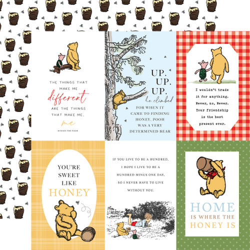 The House at Pooh Corner: 4x6 Journaling Cards Scrapbook Paper