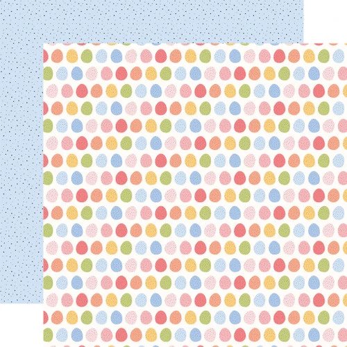 Bunnies & Baskets: Speckled Eggs Scrapbook Paper