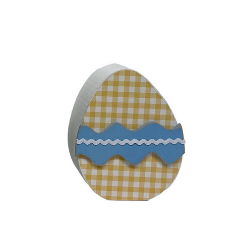 chunky egg with overlay
