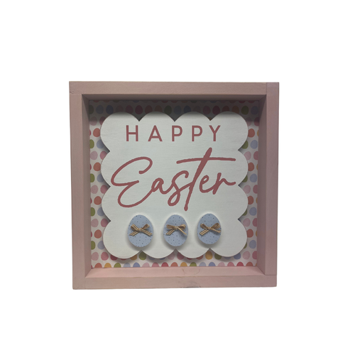 Happy Easter 12x12 w/eggs