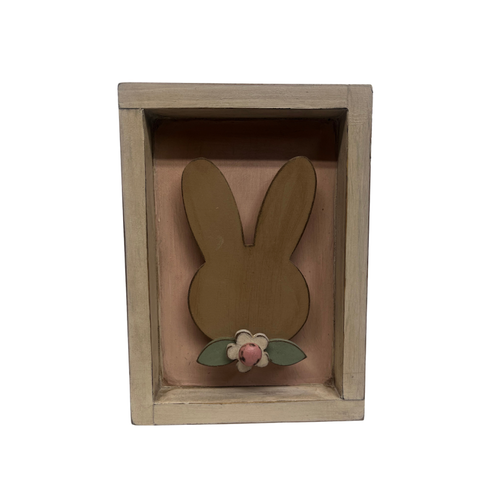 bunny head in 5x7 frame