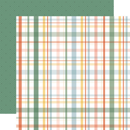 Our Happy Place: Favorite plaid scrapbook paper