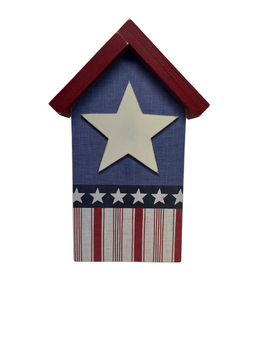 large tall house with star