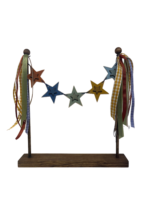 star banner on base