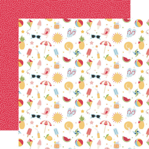 Have a Great Summer: Sunny Day Essentials Scrapbook Paper
