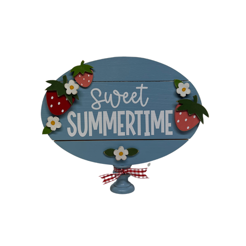Sweet Summertime Oval Plank
