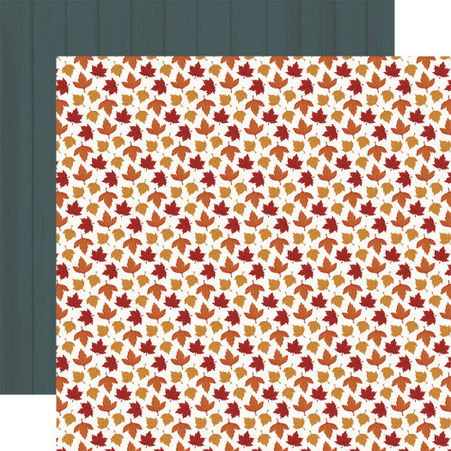 Americana: Crisp Leaves Scrapbook Paper