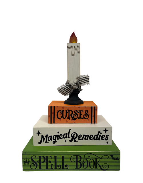 Halloween Book Stack