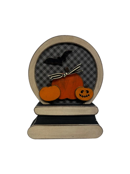 Halloween Pumpkin Snow Globe