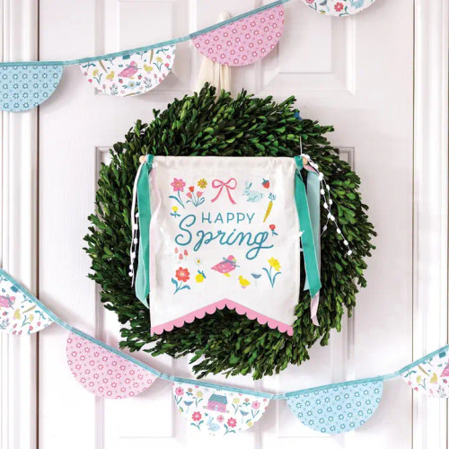 Happy Spring canvas banner my mind eye