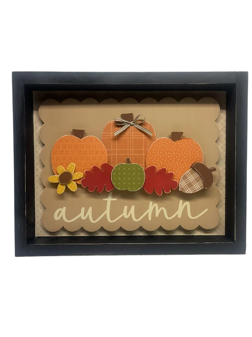 Autumn 11x14 box sign - Winnie the Pooh version