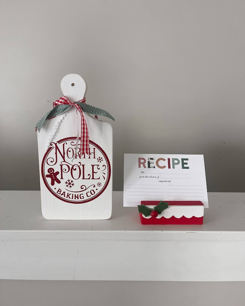 North Pole cutting board KIT- BLACK FRIDAY DEAL