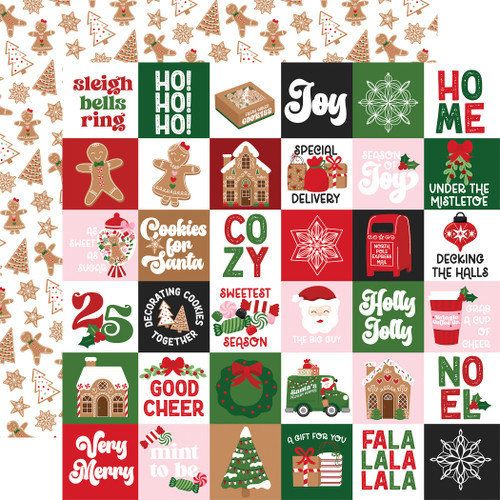 Santa's Christmas Delivery: 2x2 Journaling Cards Paper