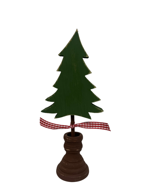 Med Pine tree in 2.5" candle stick
