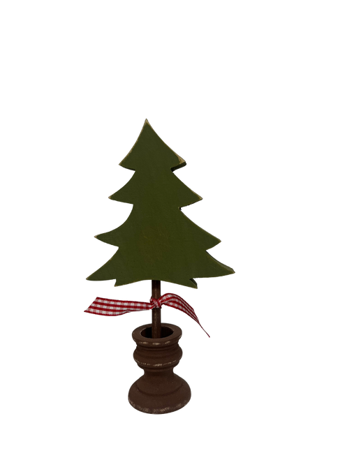 Sm. Pine tree in candle cup