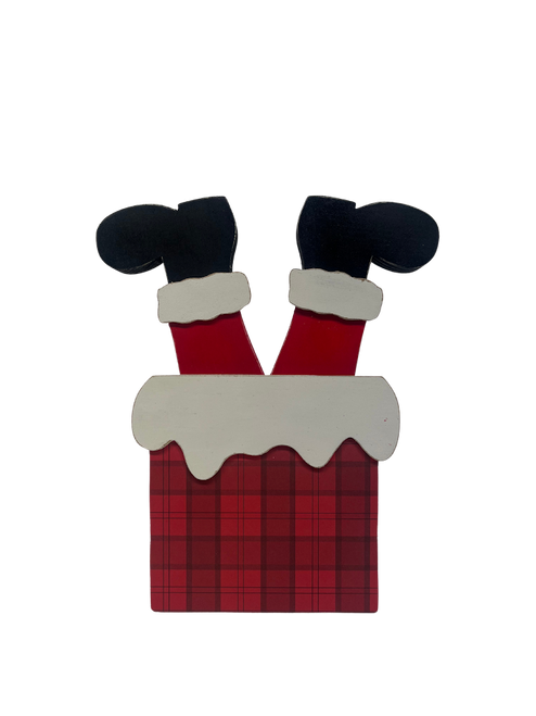 Santa in Chimney