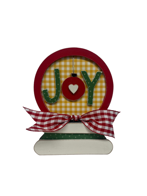 JOY snow globe