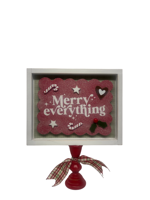Merry Everything 8x10 box sign