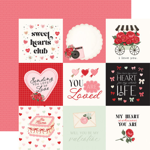 Be Mine: 4x4 Journaling Cards Paper