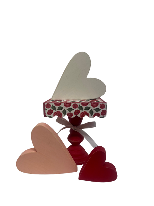 Heart and Tray - PRIVATE CLASS FOR KAYLA AND FRIENDS - February 13