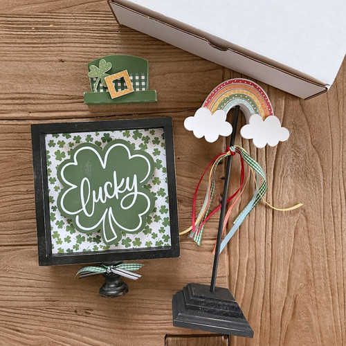 St. Patrick's Day Mantel Box 2026