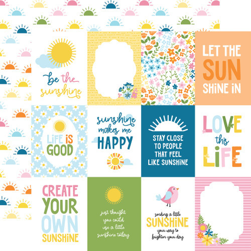 You Are My Sunshine: 3x4 Journaling Cards Paper