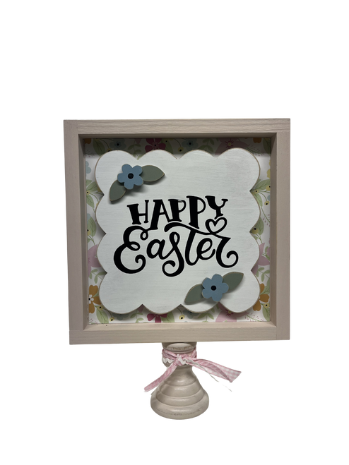 Happy Easter 8x8 Box Sign