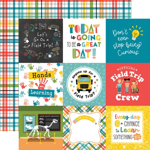 Field Trip: 4x4 Journaling Cards Paper