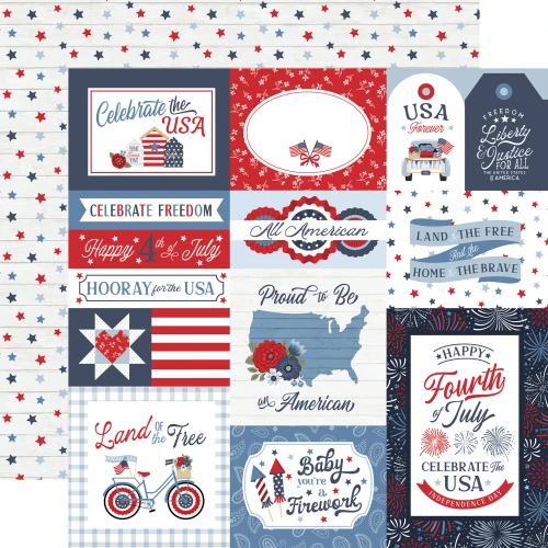 All American: Multi Journaling Cards Paper