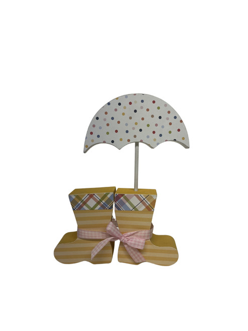 rainboots with umbrella