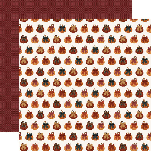 Here Comes Autumn: Tied in a Bow Pumpkins Paper