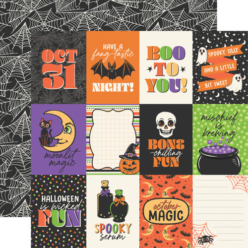 Halloween Parade: 3x4 Journaling Cards Paper