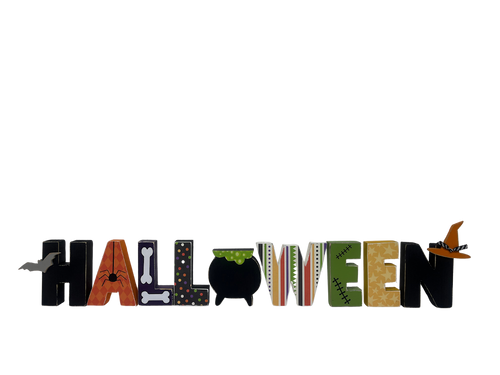HALLOWEEN letter set