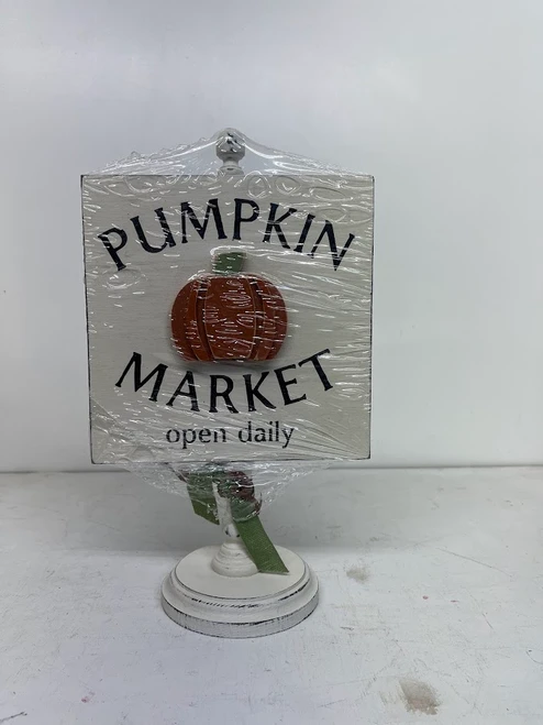 FALL SAMPLE SALE- pumpkin market 7x7 sign