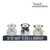 Chunky Snowmen Trio on Block