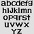 Chunky Alphabet Letters