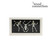 Dancing Skeletons 6 1/2" x 12" Box Sign