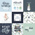 Winter Market: 4x4 Journaling Cards Scrapbook Paper