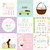 Welcome Easter: 4x4 Journaling Cards  Scrapbook Paper