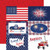 The Fourth of July: 6x4 Journaling Cards Scrapbook Paper