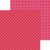 Doodlebug Petite Prints: Ruby Plaid-Polka Dot Paper