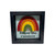 follow the rainbow 5x5 box sign with rainbow